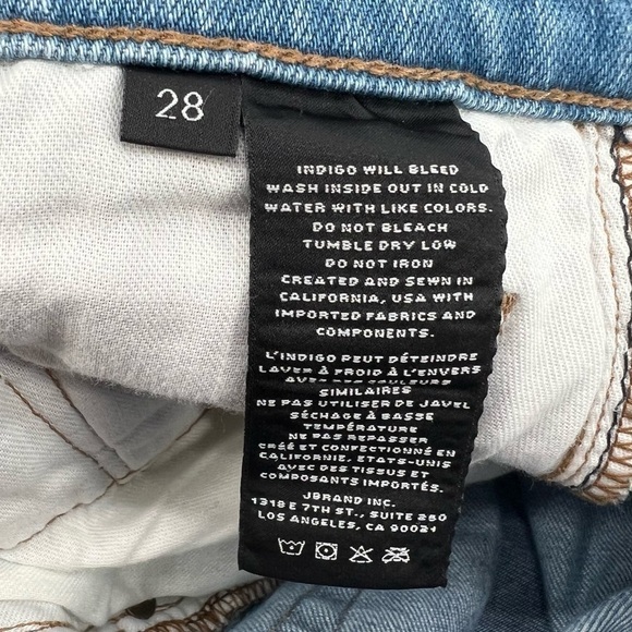 J Brand Kane Straight Leg Skinny Jeans Size 28 Women’s - Picture 4 of 7